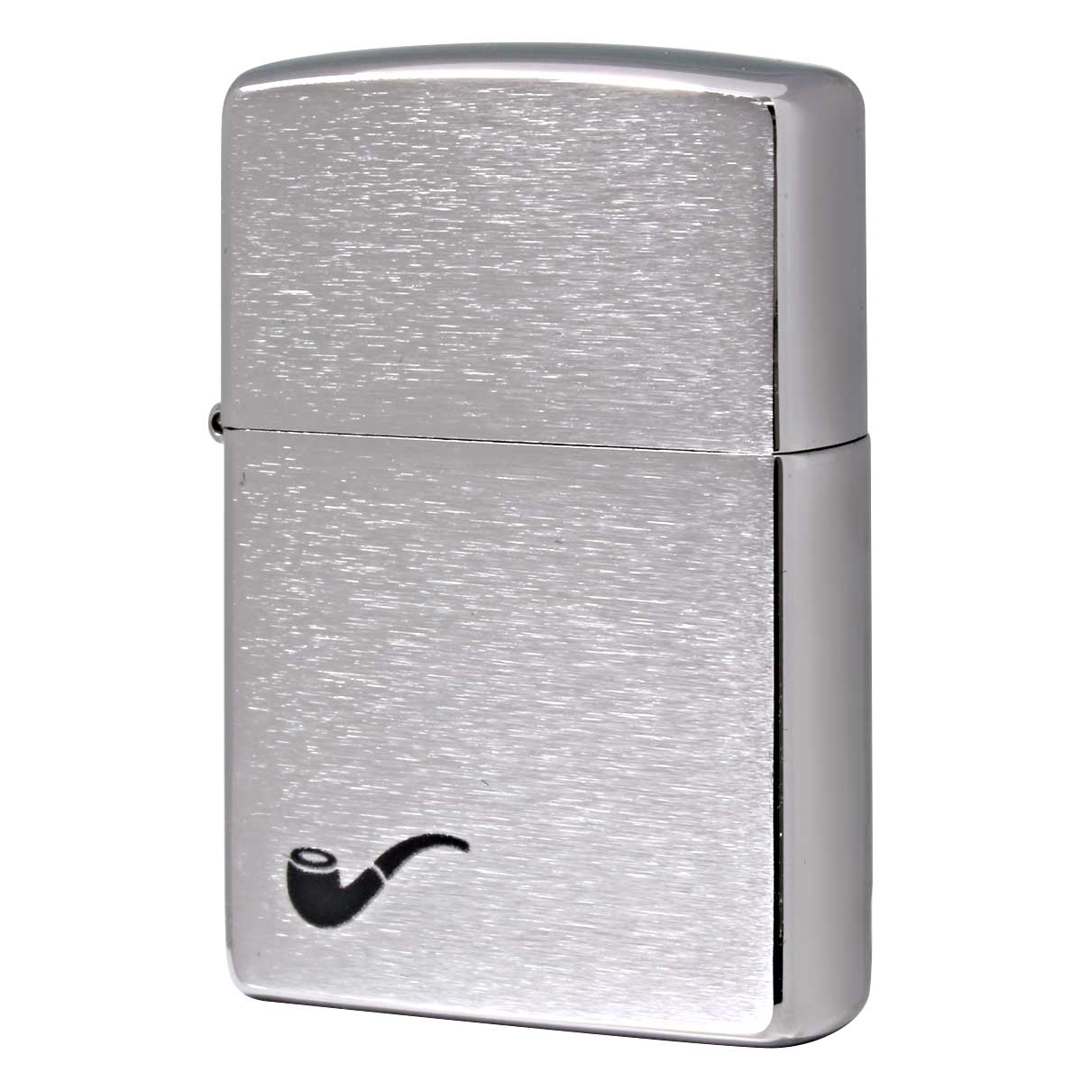Zippo ジッポー パイプ用 Pipe Ligher ブラッシュドクローム パイプ用オイルタンク 200PL メール便可