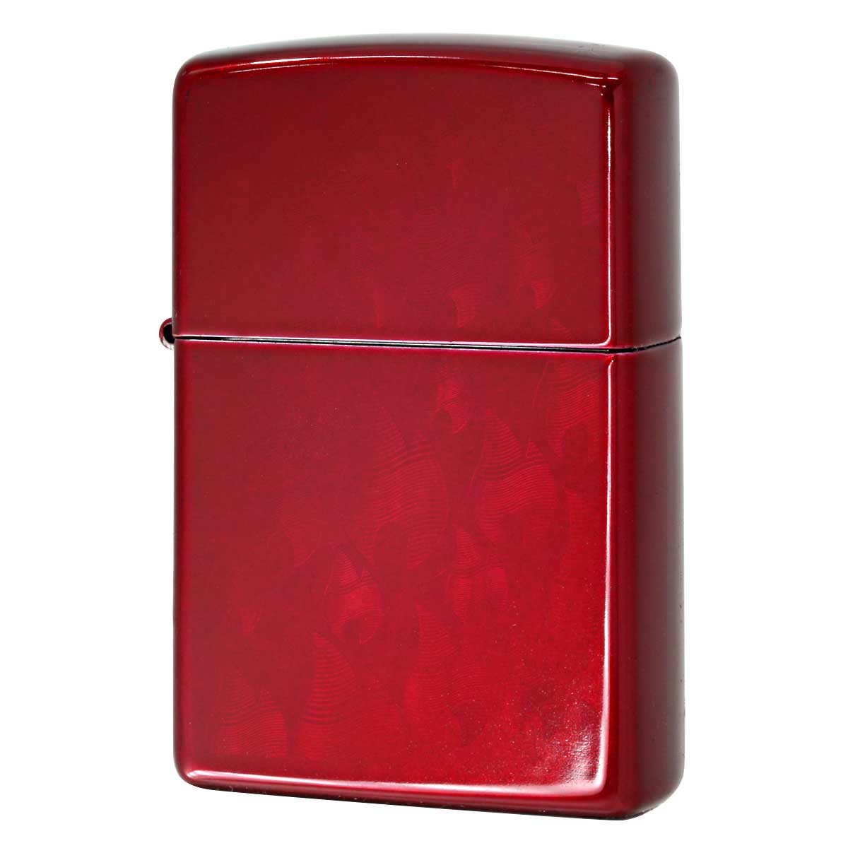 Zippo ジッポー 炎 アイコンフレーム Iced Carbon Fiber Zippo Logos キャンディーアップルレッド 29824 メール便可