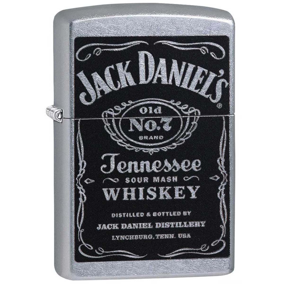 Zippo ジッポー ジャックダニエル 酒 ロゴ Jack daniel's Label ストリートクローム 24779 メール便可