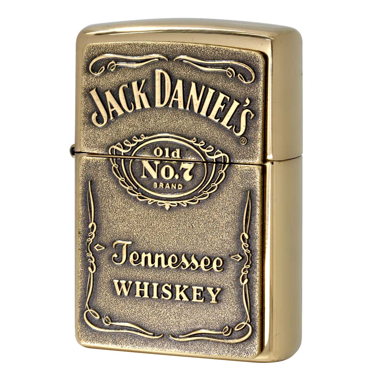 Zippo ジッポー ジャックダニエル 酒 ロゴ Jack Daniel's Label Brass ポリッシュ ブラス 254BJD.428