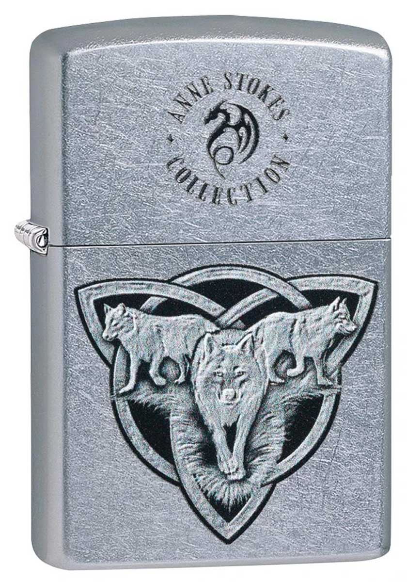 Zippo ジッポー Anne Stokes Wolf Pack Trinity Knot 49099 メール便可