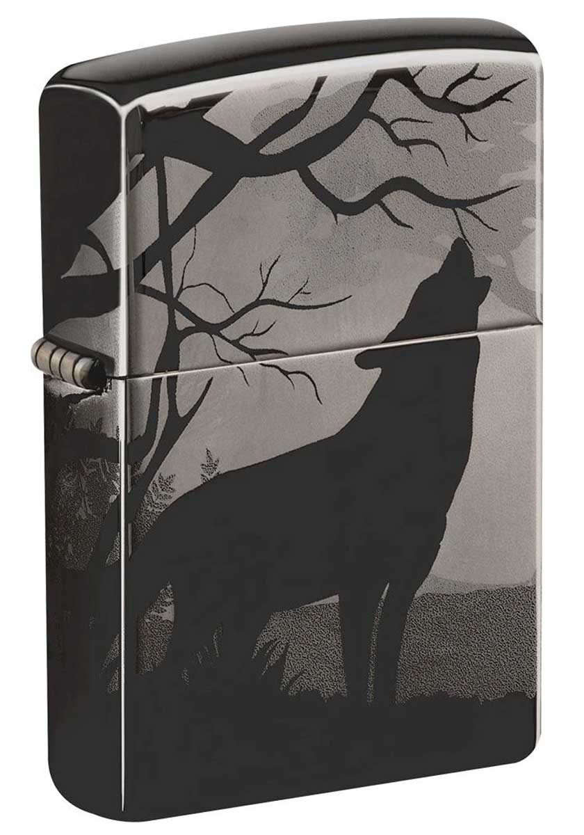 Zippo ジッポー Wolves 360°engraving 49188