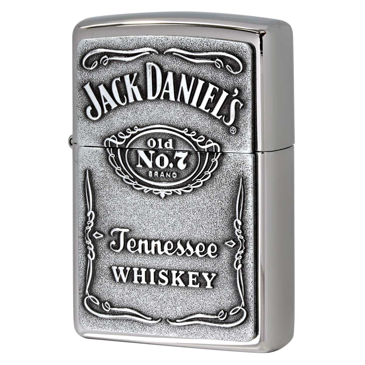 Zippo ジッポー ジャックダニエル 酒 ロゴ Jack Daniel's Label Pewter 鏡面 ポリッシュ 250JD.427