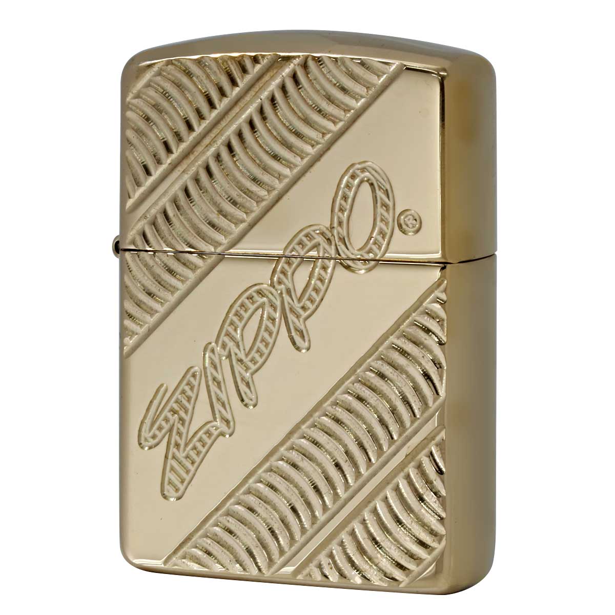 Zippo ジッポー アーマー ジッポ ロゴ コイル状 Armor Zippo Coiled 鏡面 ポリッシュ ブラス 29625