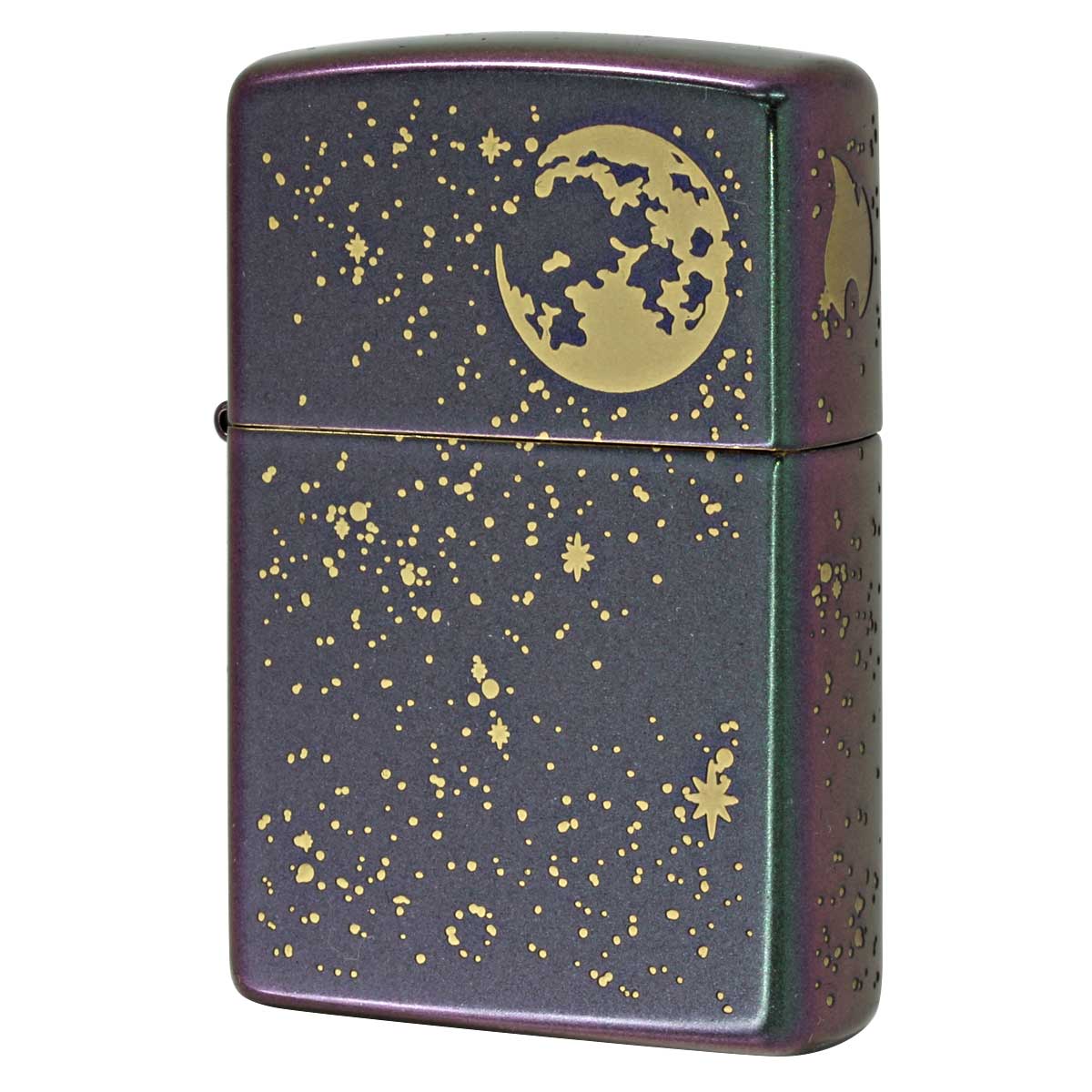 Zippo ジッポー 星空 スター 夜空 4面連続デザイン Starry Sky 玉虫色 イリデッセント 49448