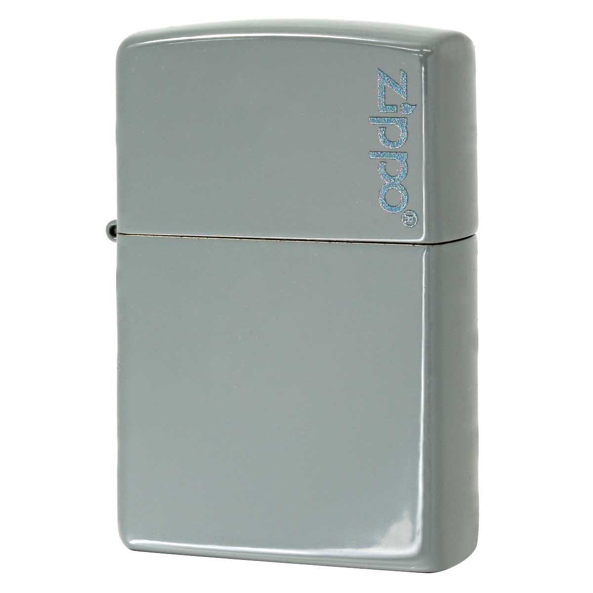 Zippo ジッポー グレー ジッポ ロゴ Flat Grey 塗装 49452ZL メール便可