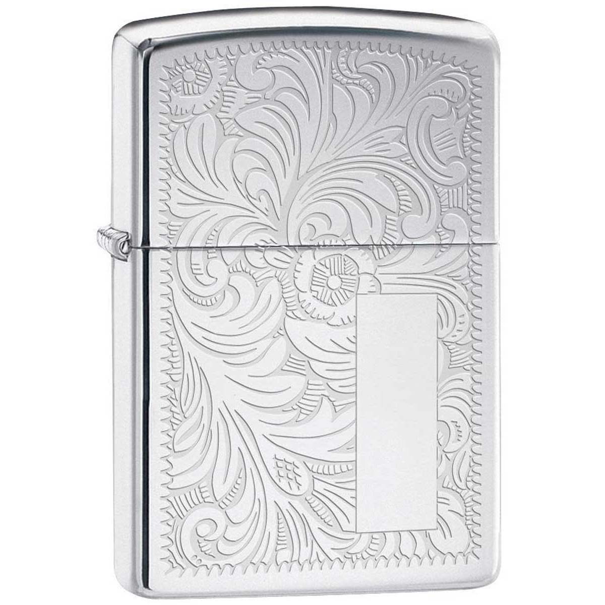 Zippo ジッポー ベネチアン Venetian High Polish Chrome 鏡面 ポリッシュ 352 メール便可