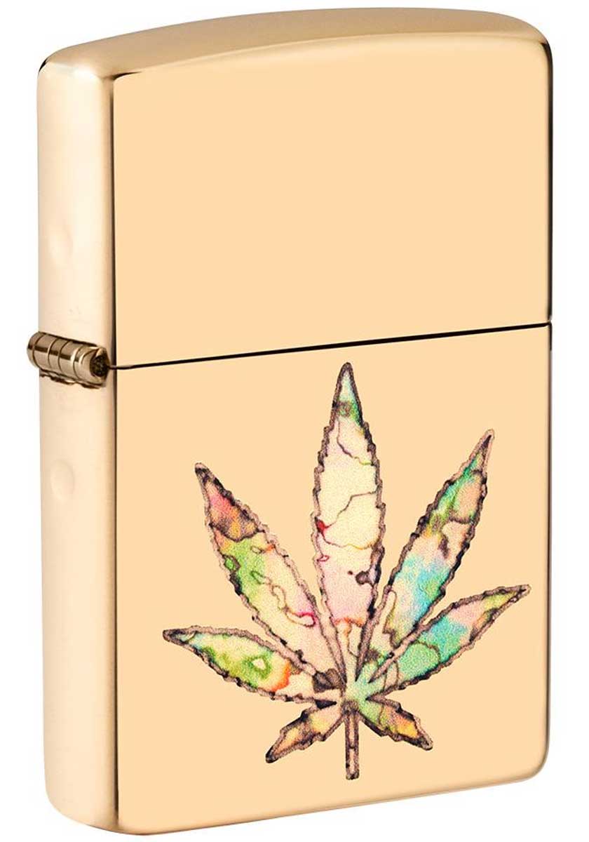 Zippo ジッポー Pot Leaf Fusion 49240 メール便可