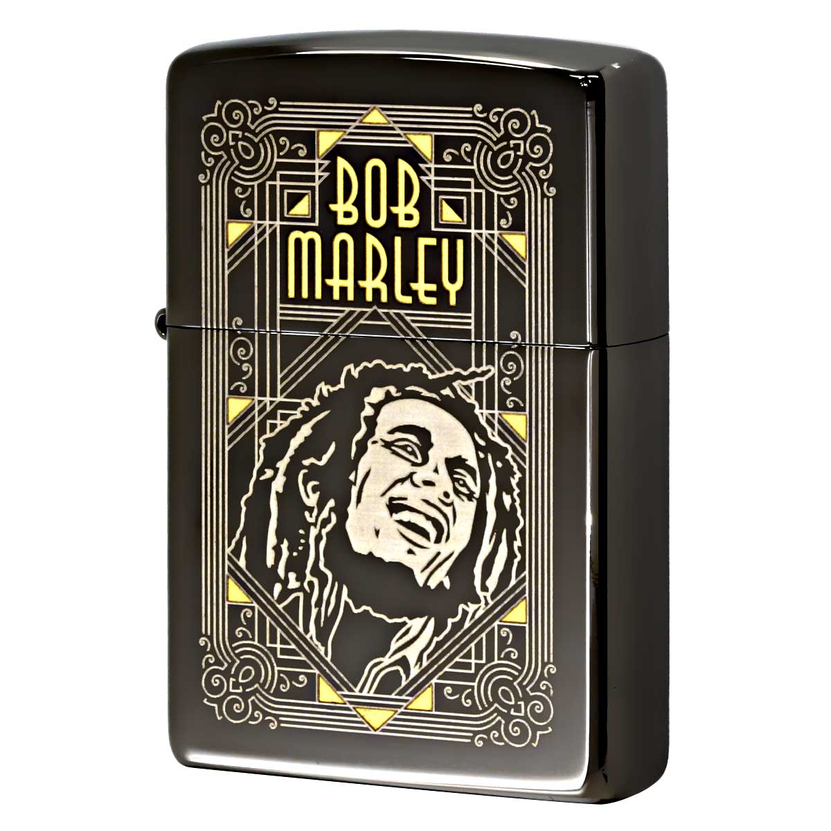 Zippo ジッポー ボブ・マーリー レゲー Bob Marley ブラックアイス 49825 メール便可
