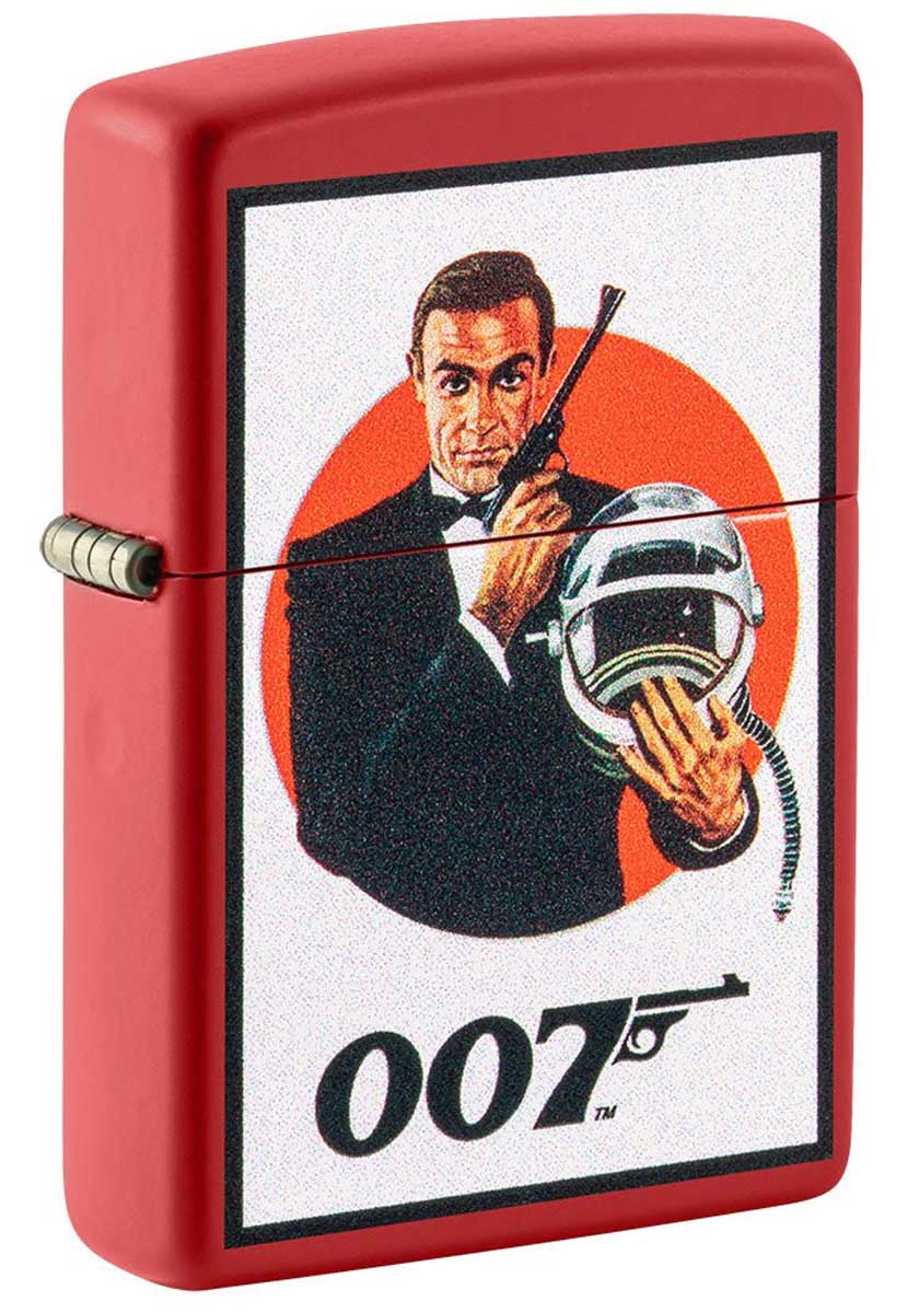 Zippo ジッポー James Bond 007 Vintage Design Red Matte  ジェームス・ボンド 49758 メール便可