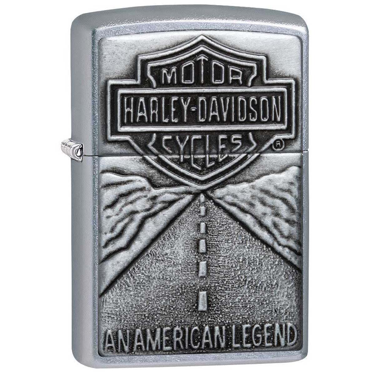 Zippo ジッポー ハーレーダビッドソン ロゴ アメリカモデル バイク 二輪 モーターサイクル  Harley Davidson EMBLEM ストリートクローム 20229