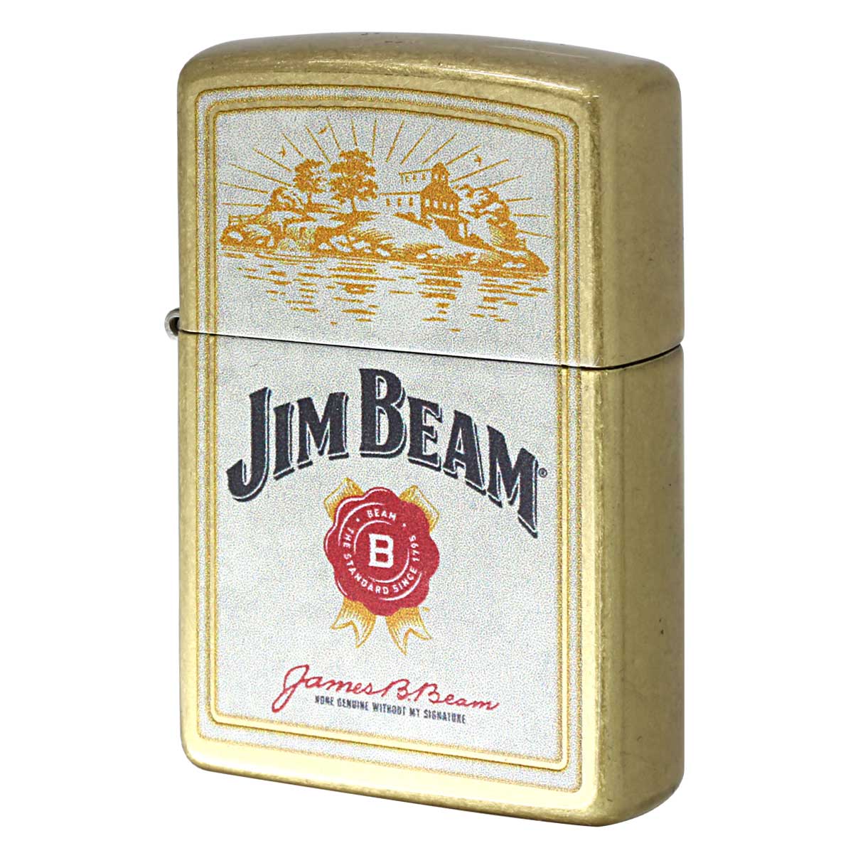 Zippo ジッポー ジムビーム ロゴ 酒 Jim Beam Provenance ライセンス品 46793 メール便可