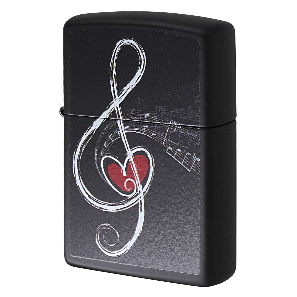 Zippo ジッポー 音符 ハート 音楽 Love Clef 46840 メール便可