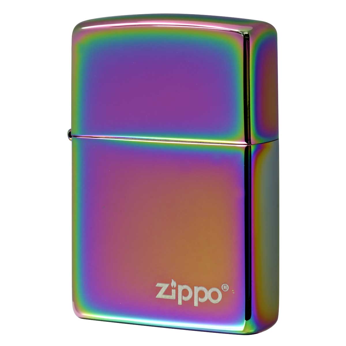 Zippo ジッポー 虹 スペクトラム ジッポ ロゴ SPECTRUM 鏡面 ポリッシュ 151ZL メール便可