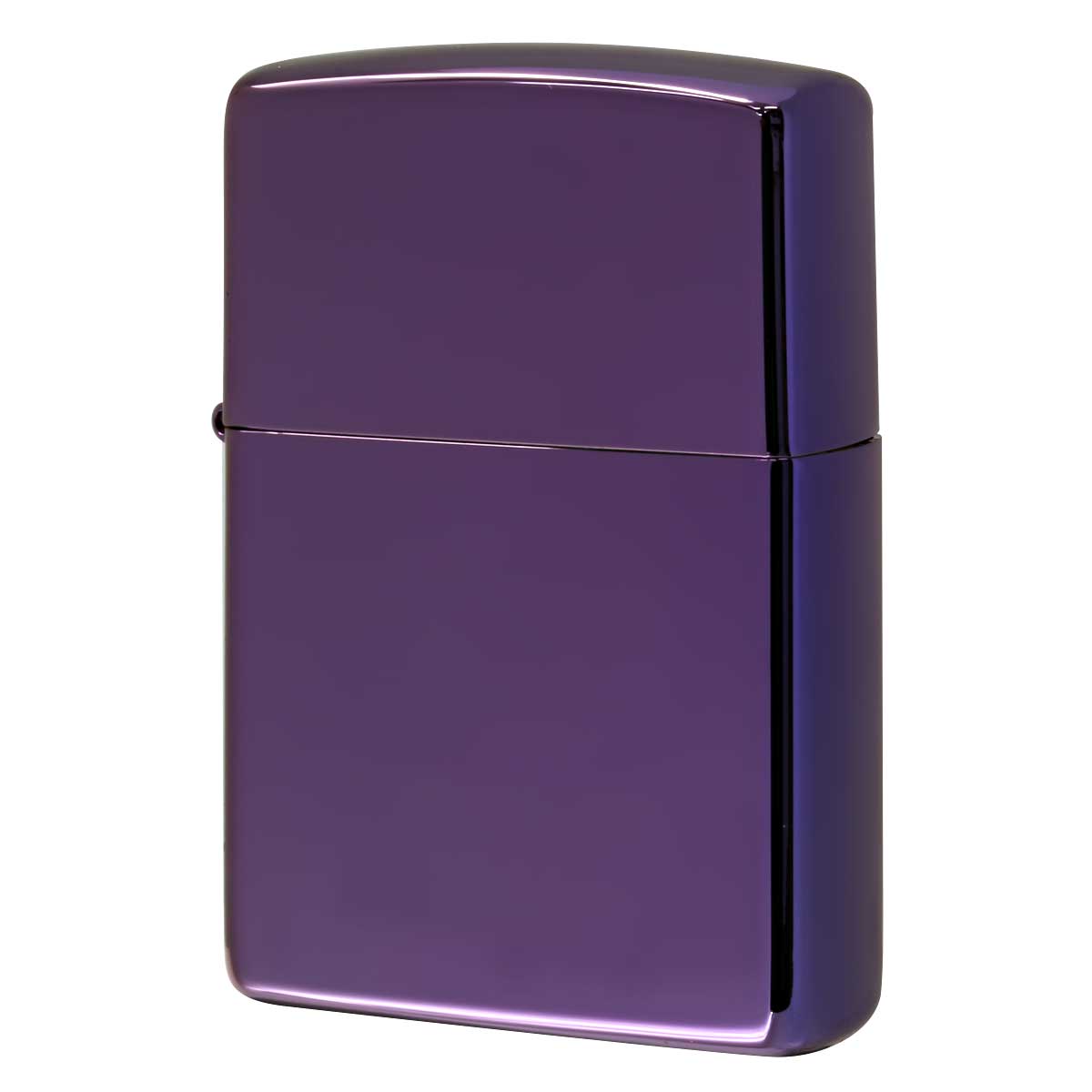 Zippo ジッポー 無地 アビス パープル High Polish Purple Abyss 鏡面 PVD加工 No.24747 メール便可