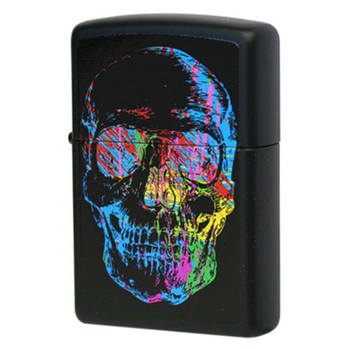 Zippo ジッポー スカル ドクロ 骸骨 Skull ブラックマット 28042 メール便可