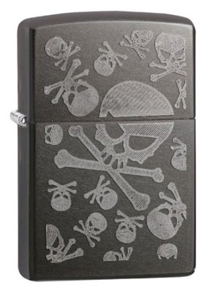 Zippo ジッポー Skulls and Crossbones 28685 メール便可