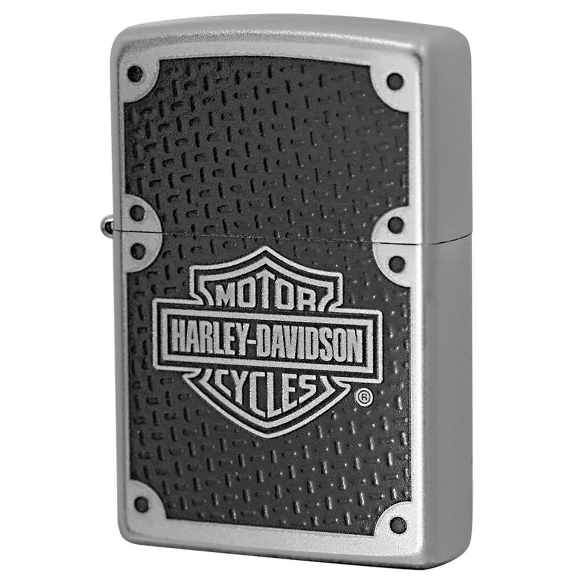 Zippo ジッポー ハーレーダビッドソン アメリカモデル バイク 二輪 モーターサイクル  Harley Davidson サテンクローム 24025 メール便可