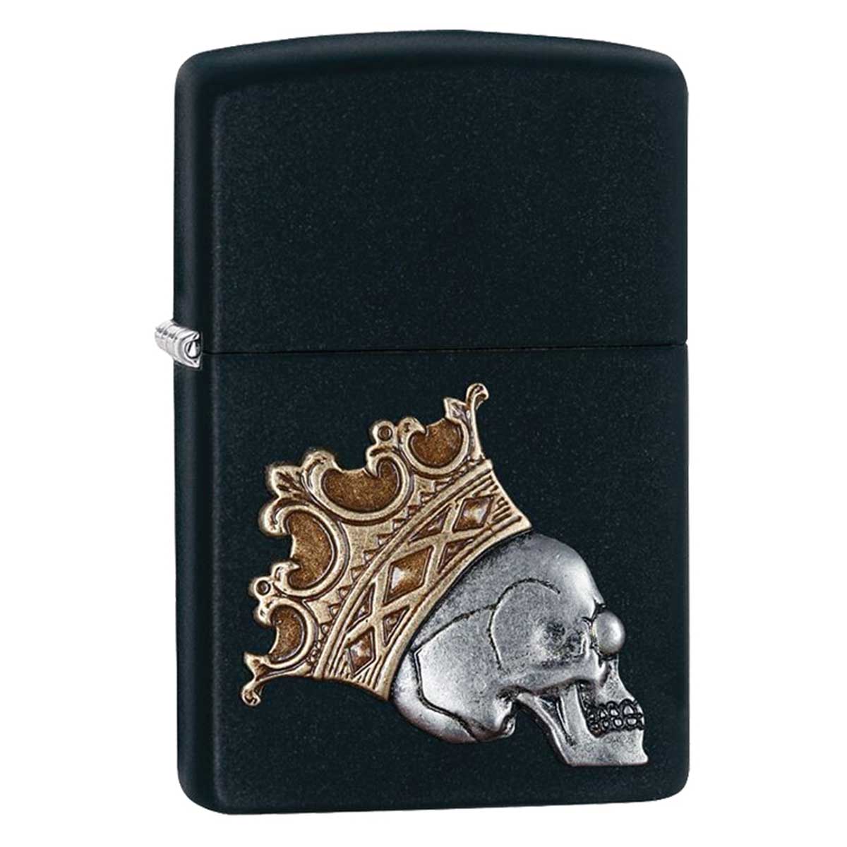 Zippo ジッポー King Skull Emblem スカルメタル 29100 メール便可