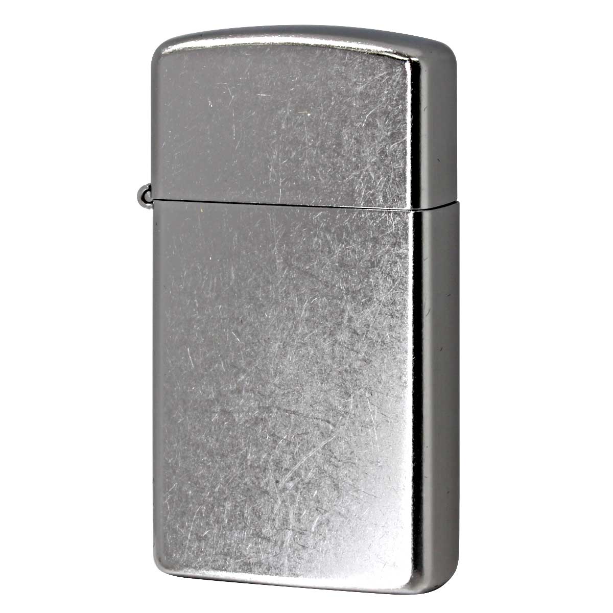 Zippo ジッポー スリム 無地 ストリートクローム Street Chrome Slim No.1607 メール便可
