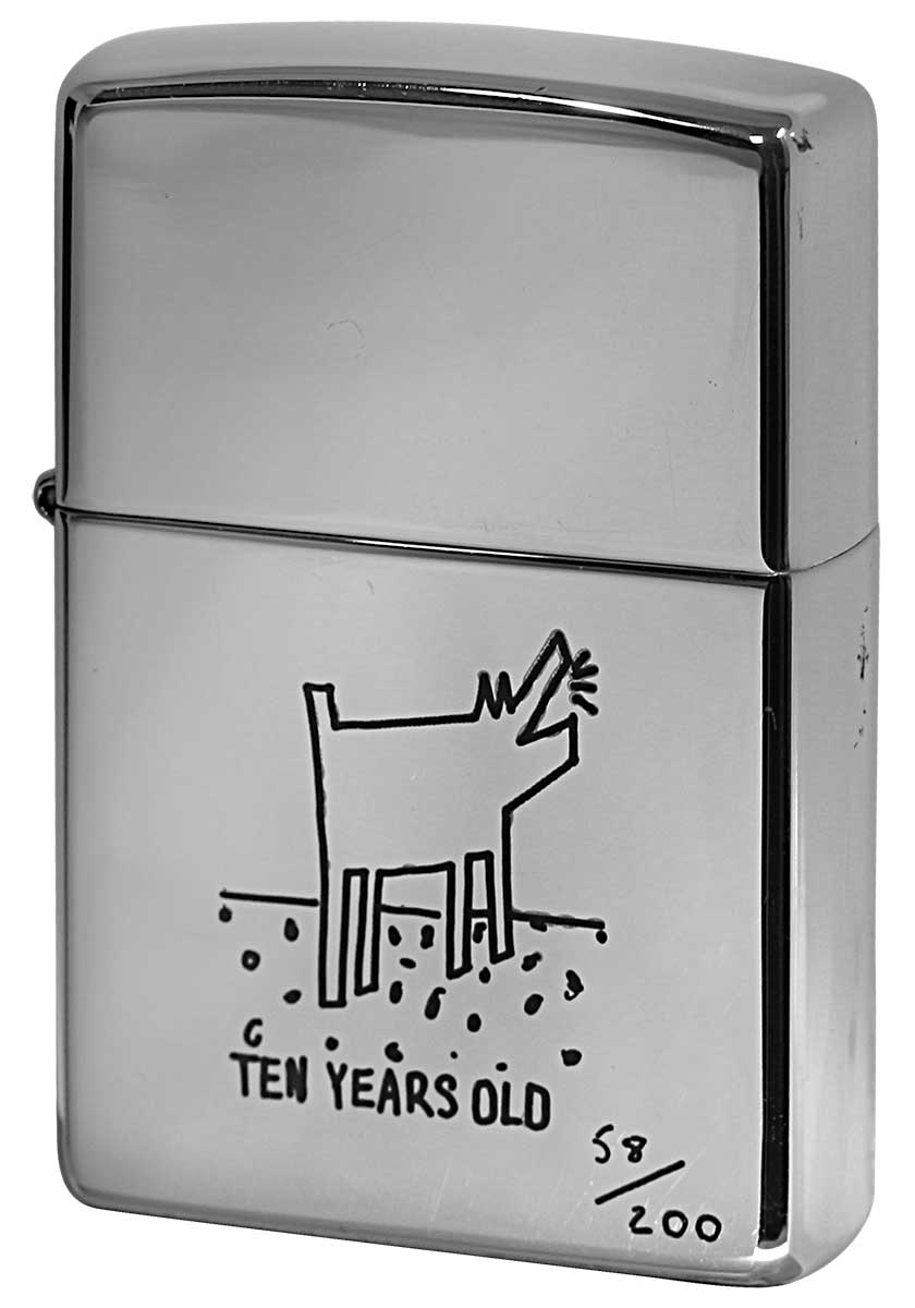 Zippo ジッポー 中古・Paul Smith ポール・スミス 箱なし 保証書なし 傷あり 1998年製造  Dog メール便可