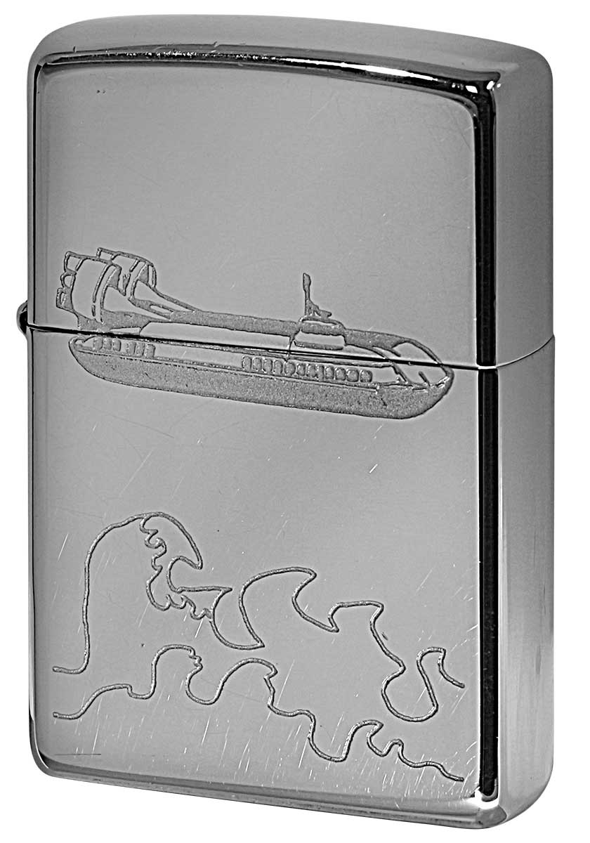Zippo ジッポー 中古・Paul Smith ポール・スミス 箱なし 保証書なし 傷あり 2000年製造  潜水艦 メール便可