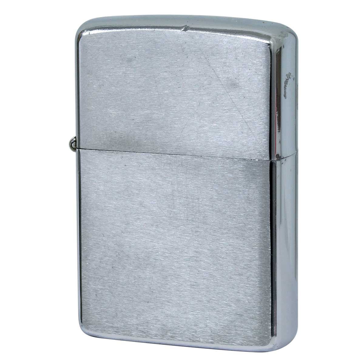 絶版/ヴィンテージ Zippo ジッポー 中古 1981年製造 No.200 Brushed Chrome  [B]使用感ありやや傷汚れあり