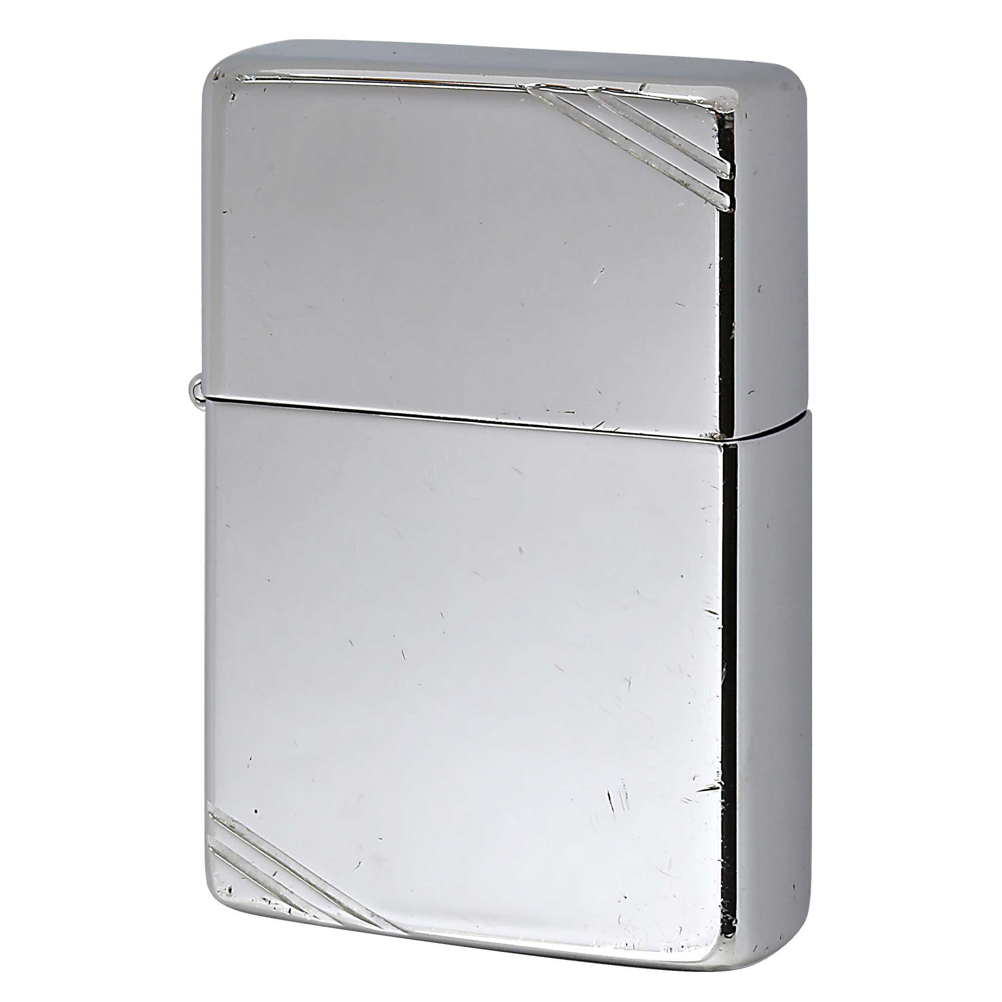 絶版/ヴィンテージ Zippo ジッポー 中古 1993年製造 No.260 フラットトップビンテージ ハイポリッシュクローム  [A]使用感少なく状態が良い