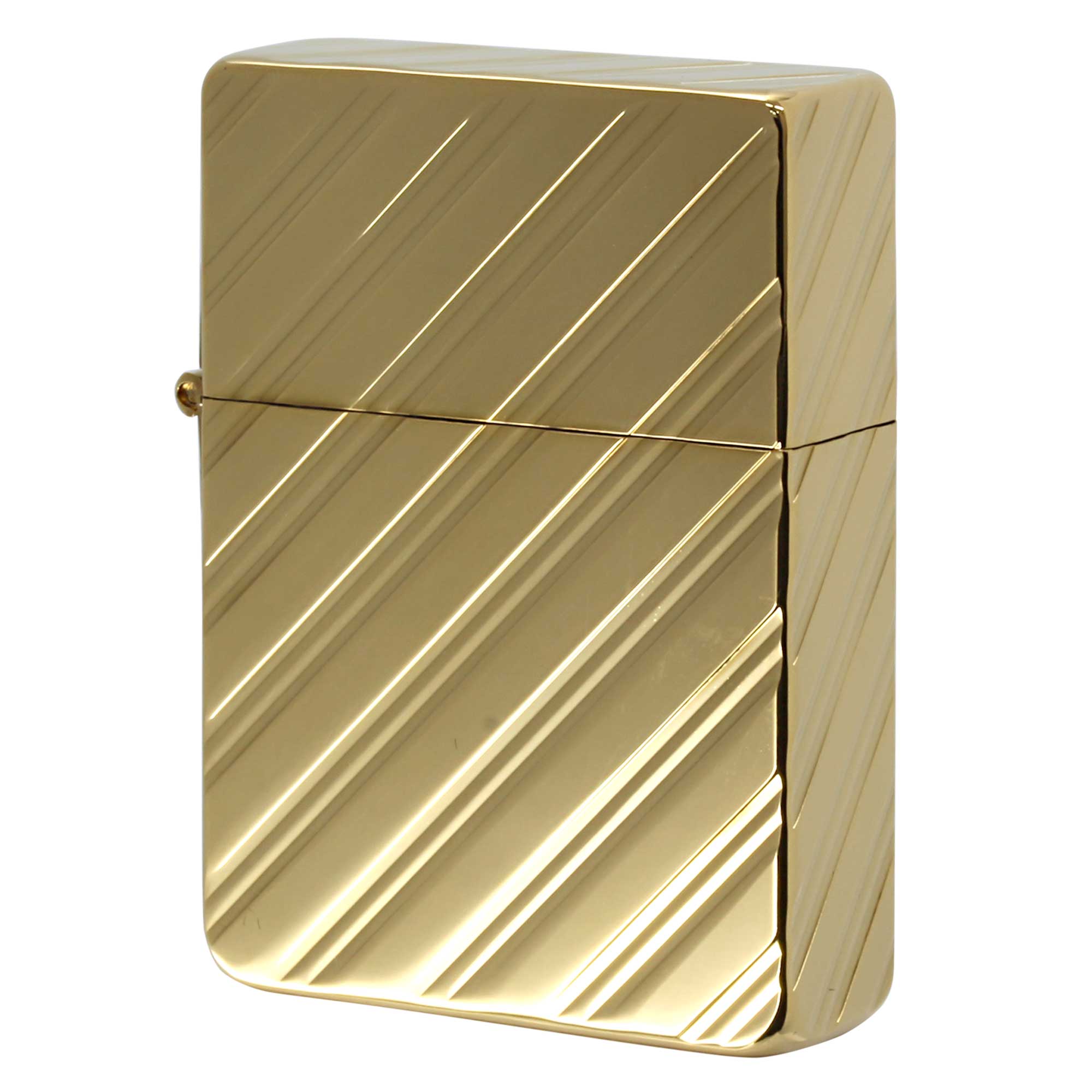 絶版/ヴィンテージ Zippo ジッポー 中古 2020年製造 1935レプリカ 5面加工 ダイヤモンドカット ゴールド 金メッキ ゴールドタンク 1935-5D C GP  [N]未使用・新品