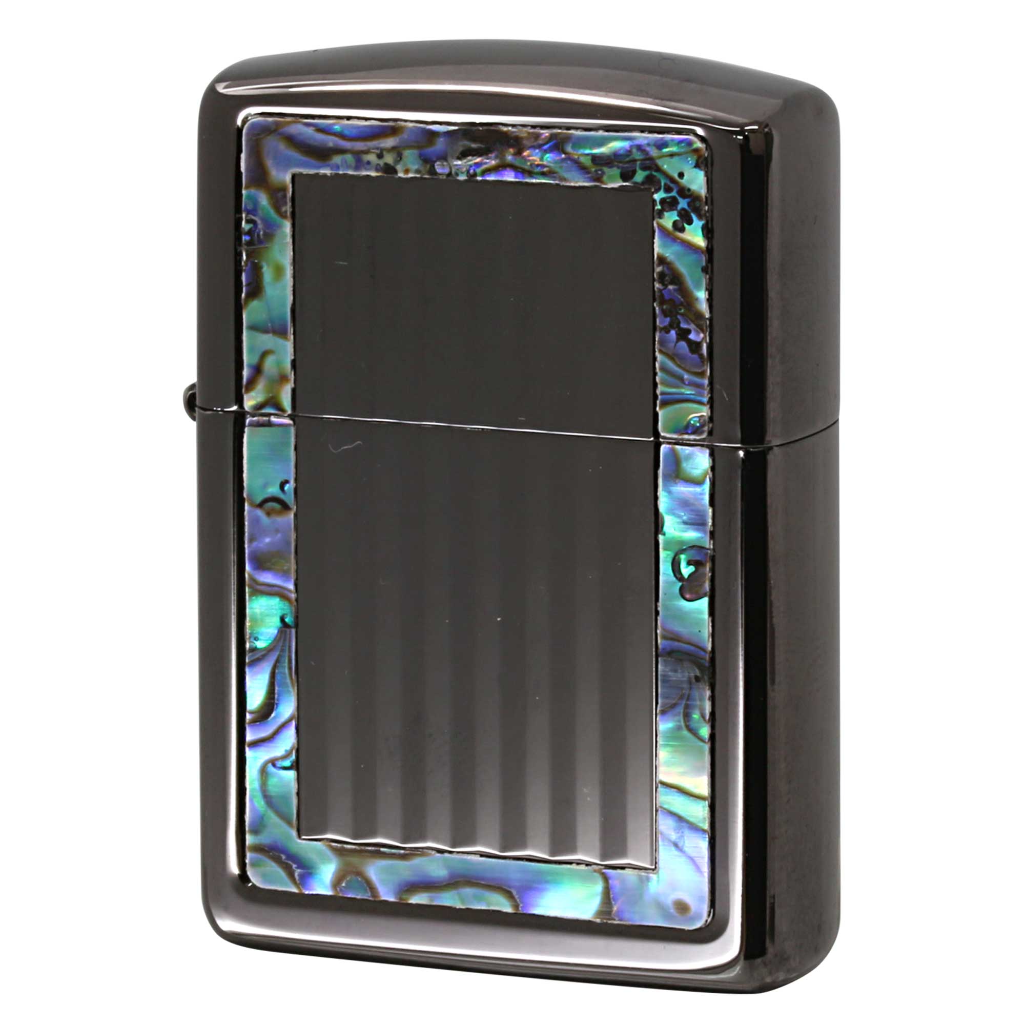 絶版/ヴィンテージ Zippo ジッポー 中古 2017年製造 ARMOR アーマー シェルフレーム ネオブラック  [N]未使用・新品