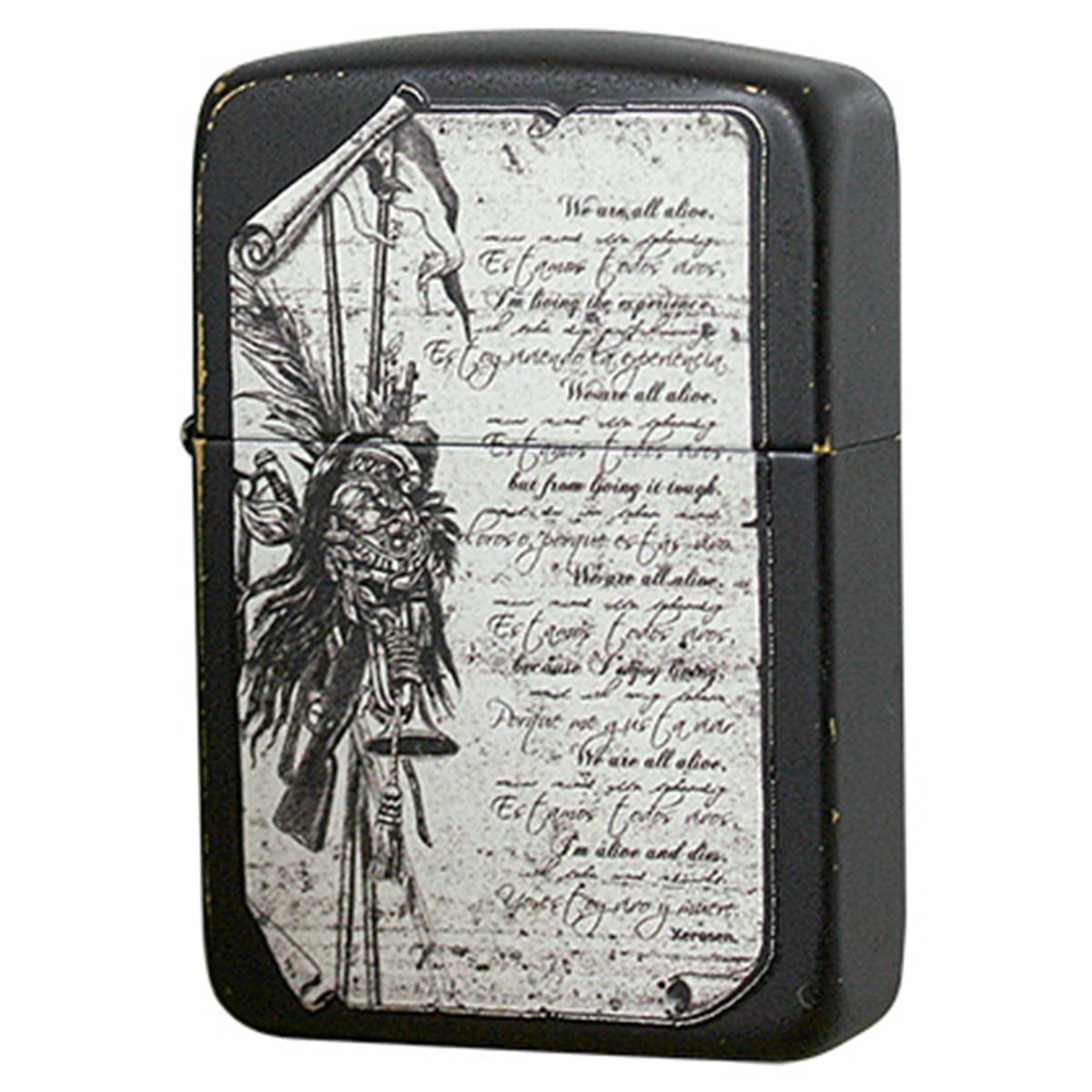 Zippo ジッポー 1941レプリカ ゼロセン XEROSEN ブラックマット Letter