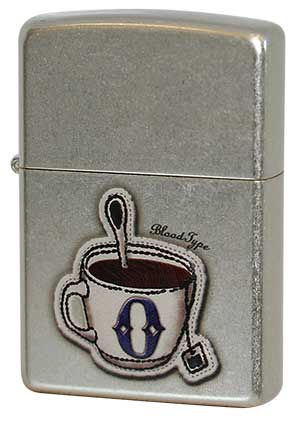 Zippo ジッポー 血液型シリーズ O型 メール便可