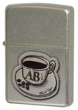 Zippo ジッポー 血液型シリーズ AB型 メール便可