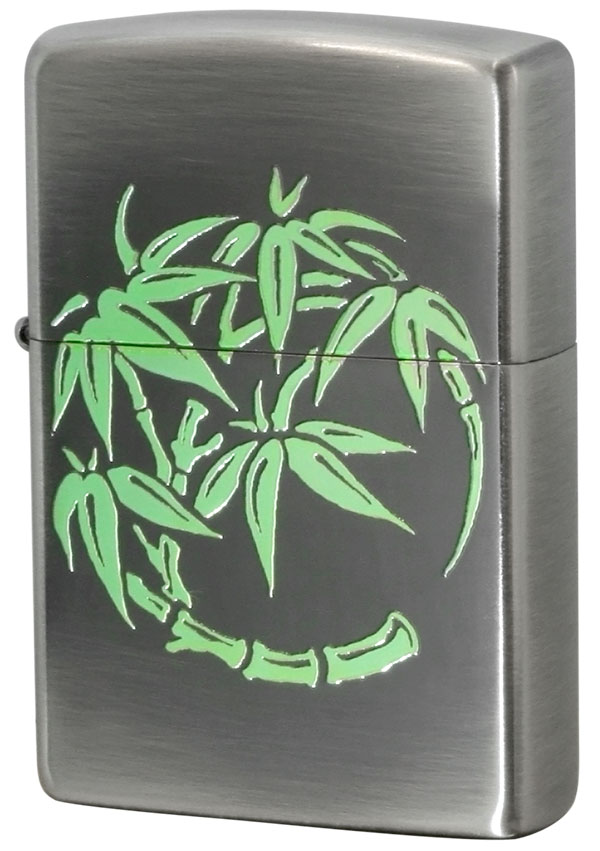 Zippo ジッポー 丸紋 Circle crest 竹 Bamboo
