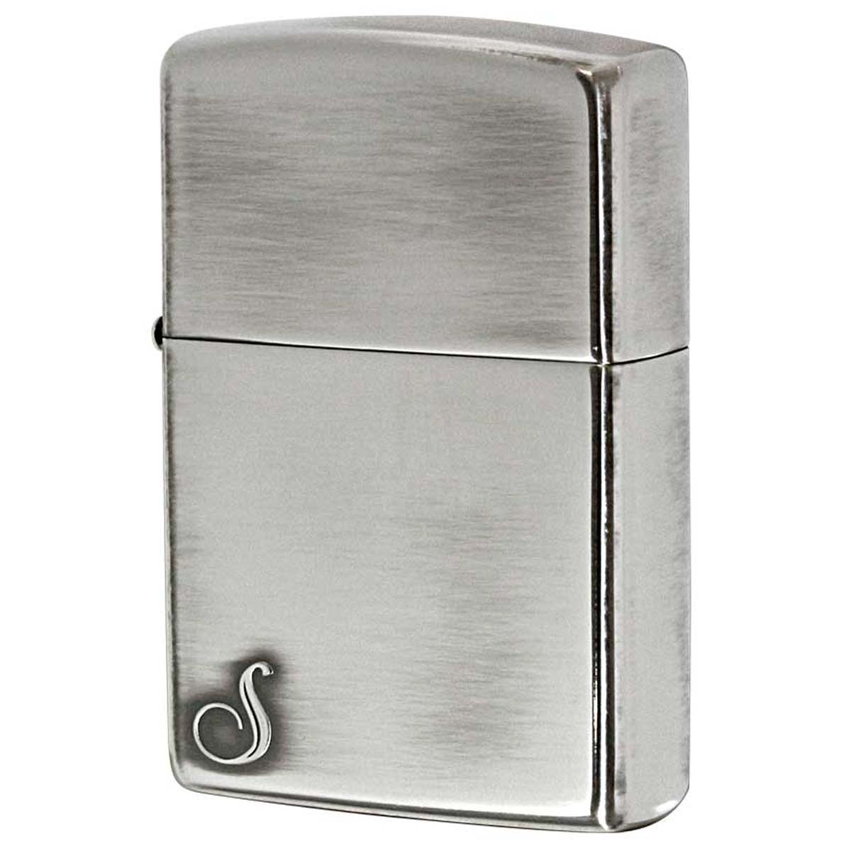 Zippo ジッポー アルファベット イニシャル The alphabet S シルバーいぶし 80027 メール便可