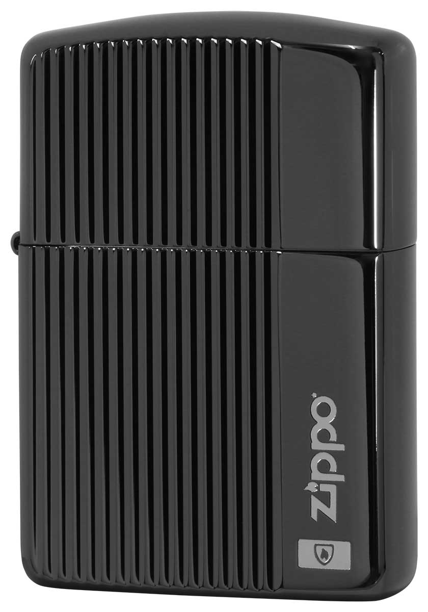 Zippo ジッポー アーマー バーチカルカット チタンコーティング BK 2-57c メール便可
