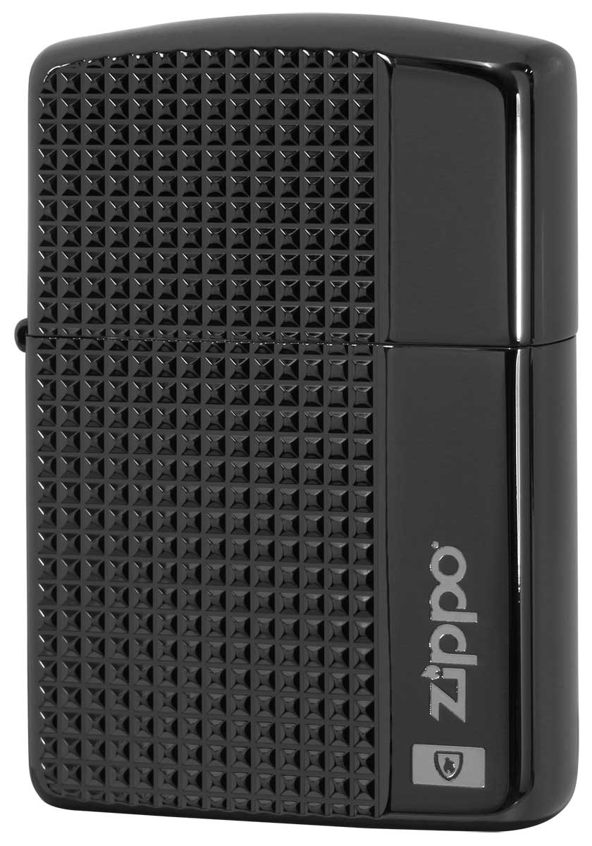 Zippo ジッポー アーマー グリットカット チタンコーティング BK 2-56c メール便可