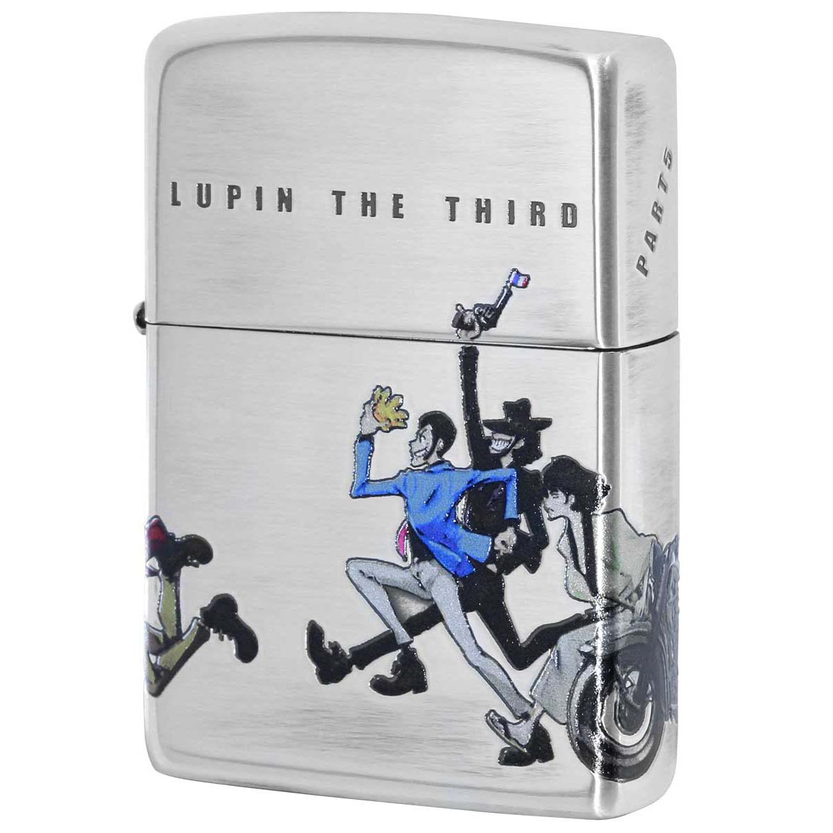 Zippo ジッポー ルパン三世 アニメ キャラ サイド・チェイス 4面連続加工 LUPIN 4SIDE CHASE Part5 オフィシャルライセンス品 80200