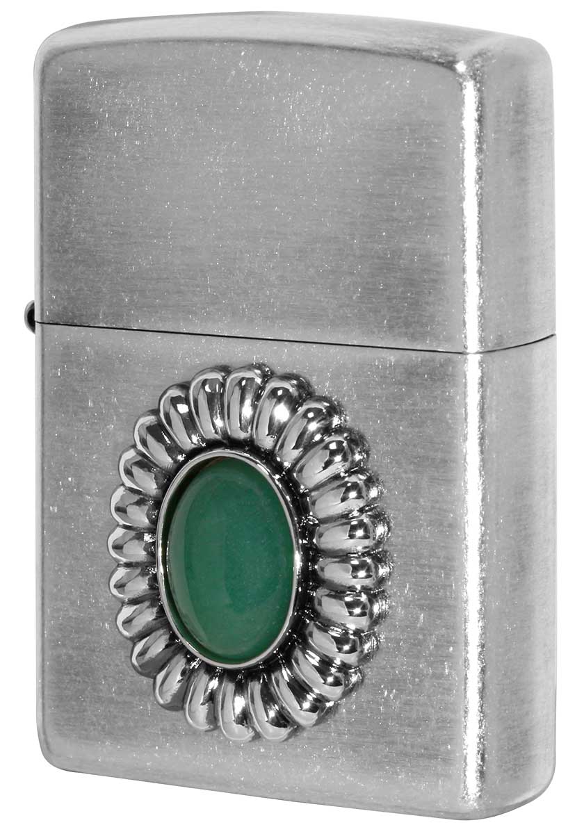 Zippo ジッポー Power Stone パワーストーン グリーンクォーツ 70642 メール便可