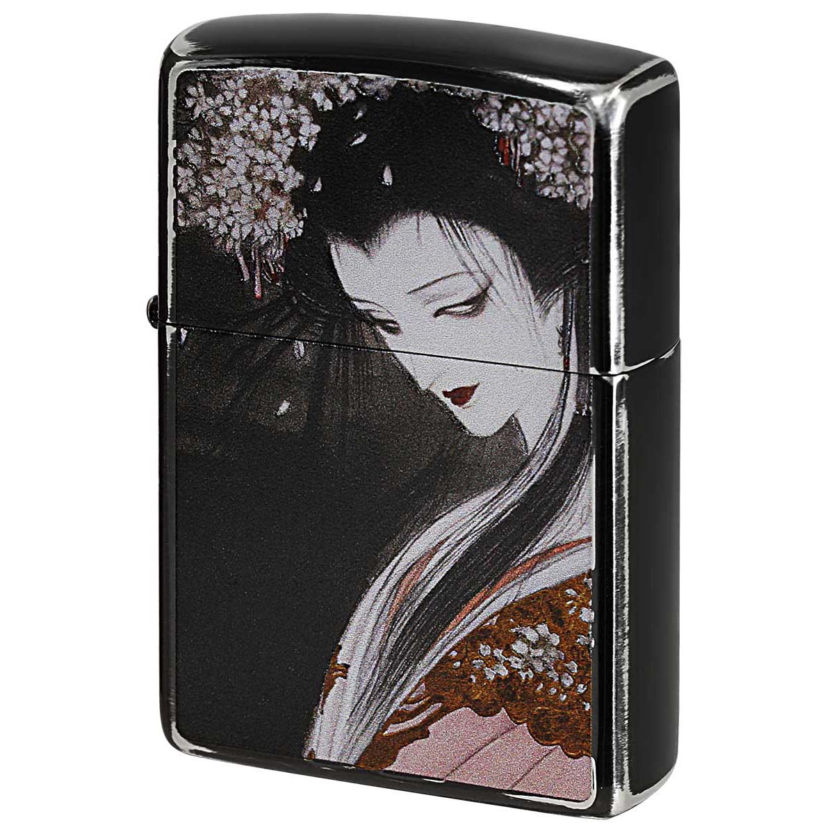 Zippo ジッポー 天野喜孝 櫻姫 Amano Yoshitaka ブラックメッキ 80215