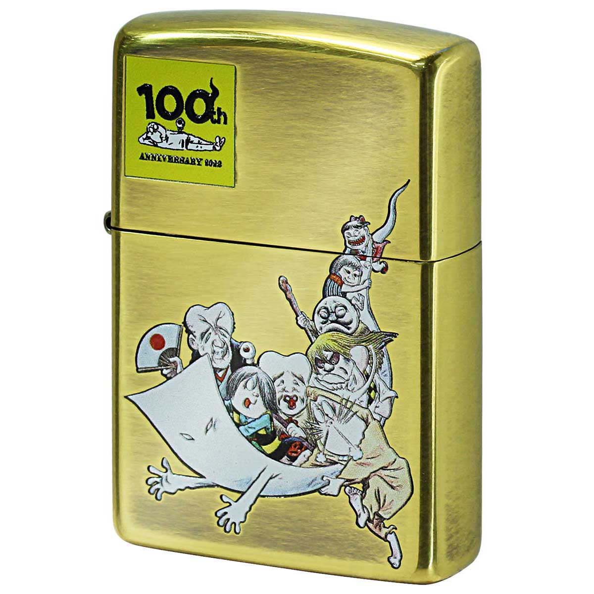 Zippo ジッポー 水木しげる生誕100周年記念 100th Anniversary 2022 鬼太郎オールキャスト 70678 メール便可