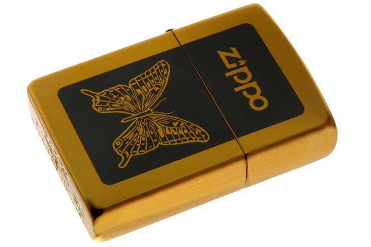 Zippo ジッポー 絶版・1998年製造 蝶々Butterfly 2-5911 メール便可