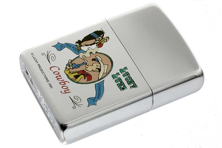 Zippo ジッポー 絶版・1995年製造 LUCKY LUKE Cowboy ラッキー・ルーク A メール便可