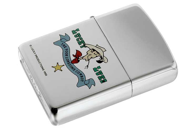 Zippo ジッポー 絶版・1995年製造 LUCKY LUKE Cowboy ラッキー・ルーク B メール便可