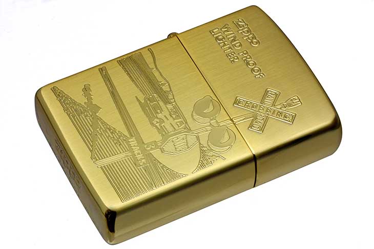 Zippo ジッポー 絶版・1993年製造 Crossing railroad 踏切 メール便可