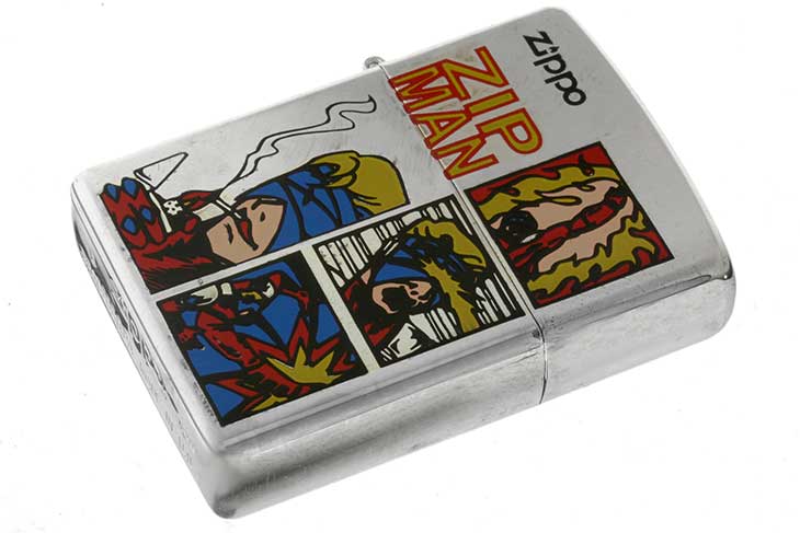 Zippo ジッポー 絶版・1997年製造 ZIP MAN アメリカンコミックス A メール便可