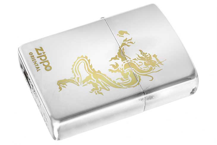 Zippo ジッポー 絶版・1999年製造 ORIENTAL Dragon ポリッシュ メール便可