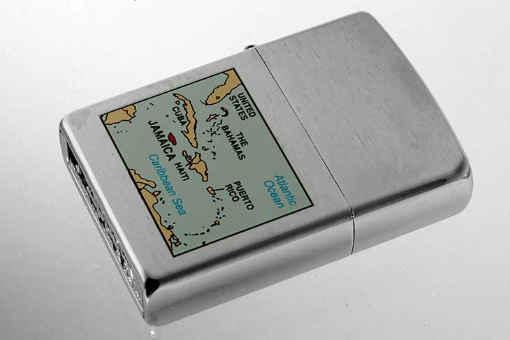 Zippo ジッポー 絶版・1999年製造 JAMAICA ジャマイカ メール便可