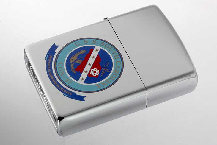 Zippo ジッポー 絶版・1995年製造 U.S.S. SOUTH CAROLINA サウスカロライナ CGN-37 メール便可