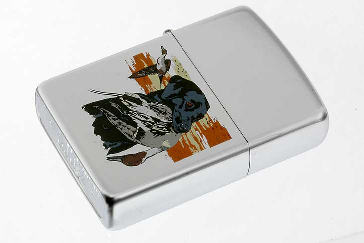 Zippo ジッポー 絶版・1994年製造 タウン＆カントリー 狩猟犬
